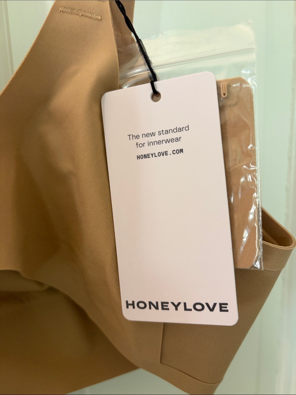 NWT Honeylove CrossOver Contour Bra Light Sand Size XL+ Comfort Seamless Casual - Picture 6 of 8